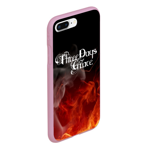 Чехол для iPhone 7Plus/8 Plus матовый Three Days Grace, цвет розовый - фото 3