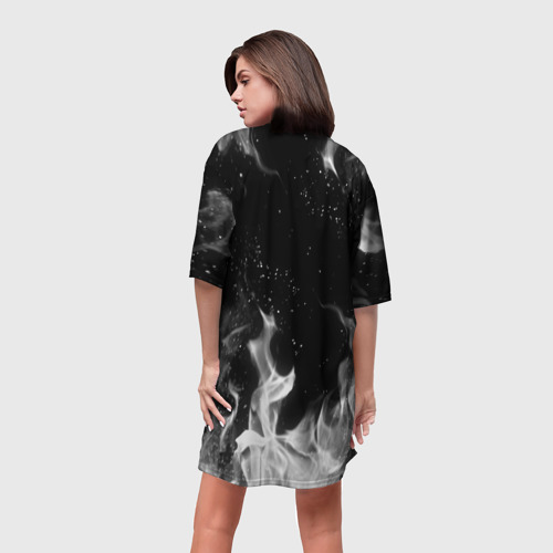 Платье-футболка 3D Three Days Grace, цвет 3D печать - фото 4