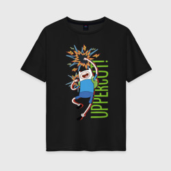 Uppercut! – Женская футболка хлопок Oversize с принтом купить со скидкой в -16%