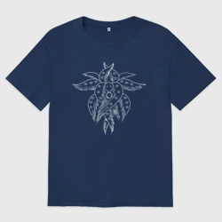 Женская футболка хлопок Oversize EVA-Angel