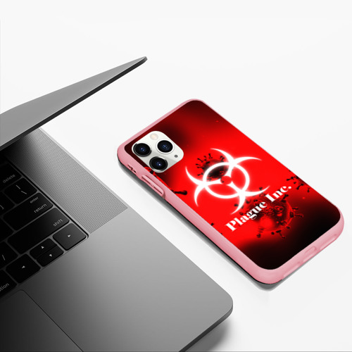 Чехол для iPhone 11 Pro Max матовый Plague Inc, цвет баблгам - фото 5