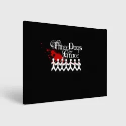 Холст прямоугольный Three days grace