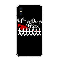 Чехол для iPhone XS Max матовый Three days grace