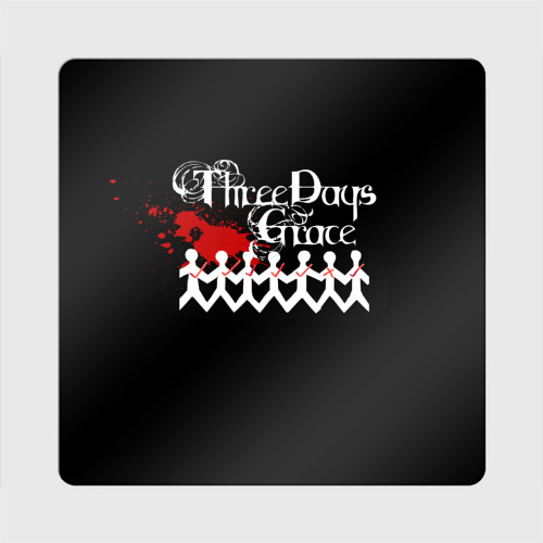 Магнит виниловый Квадрат Three days grace