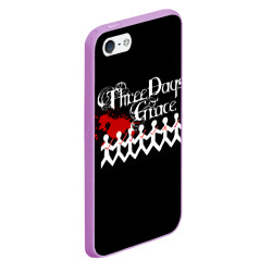 Чехол для iPhone 5/5S матовый Three days grace - фото 2