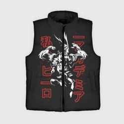 Женский жилет утепленный 3D Моя геройская академия