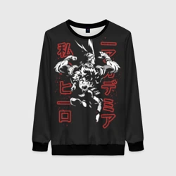 Женский свитшот 3D Моя геройская академия