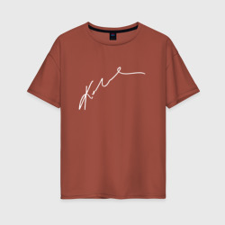 Kobe Bryant Роспись – Женская футболка хлопок Oversize с принтом купить со скидкой в -16%