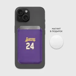 Картхолдер Magsafe магнитный Los Angeles Lakers Kobe Bryant 24 - фото 2
