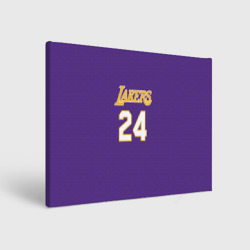 Холст прямоугольный Los Angeles Lakers Kobe Bryant 24