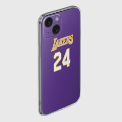 Чехол для iPhone 15 силиконовый с защитой камеры Los Angeles Lakers Kobe Bryant 24 - фото 2