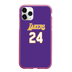 Чехол для iPhone 11 Pro Max матовый Los Angeles Lakers Kobe Bryant 24