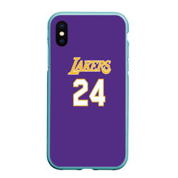 Чехол для iPhone XS Max матовый Los Angeles Lakers Kobe Bryant 24