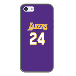 Чехол для iPhone 5/5S матовый Los Angeles Lakers Kobe Bryant 24