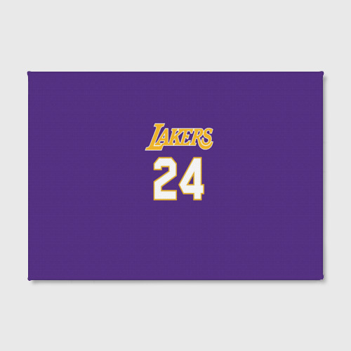 Холст прямоугольный Los Angeles Lakers Kobe Bryant 24, цвет 3D печать - фото 2