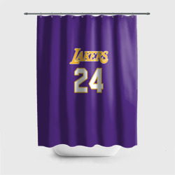 Штора 3D для ванной Los Angeles Lakers Kobe Bryant 24