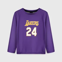 Детский лонгслив 3D Los Angeles Lakers Kobe Bryant 24