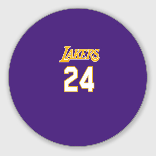 Круглый коврик для мышки Los Angeles Lakers Kobe Bryant 24