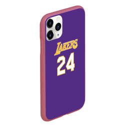 Чехол для iPhone 11 Pro Max матовый Los Angeles Lakers Kobe Bryant 24 - фото 2
