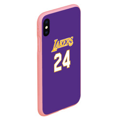 Чехол для iPhone XS Max матовый Los Angeles Lakers Kobe Bryant 24 - фото 2