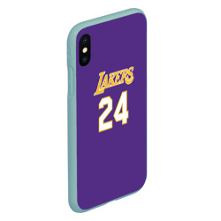 Чехол для iPhone XS Max матовый Los Angeles Lakers Kobe Bryant 24 - фото 2
