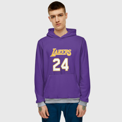Мужская толстовка 3D Los Angeles Lakers Kobe Bryant 24 - фото 2