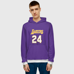 Мужская толстовка 3D Los Angeles Lakers Kobe Bryant 24 - фото 2