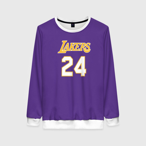 Женский свитшот 3D Los Angeles Lakers Kobe Bryant 24, цвет 3D печать