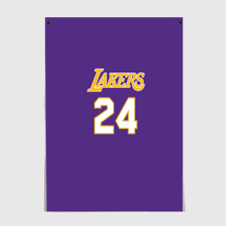 Постер Los Angeles Lakers Kobe Bryant 24