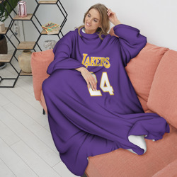 Плед с рукавами Los Angeles Lakers Kobe Bryant 24 - фото 2