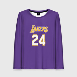 Женский лонгслив 3D Los Angeles Lakers Kobe Bryant 24