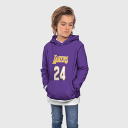 Детская толстовка 3D Los Angeles Lakers Kobe Bryant 24 - фото 2