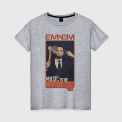 Женская футболка хлопок Eminem. Mtbmb