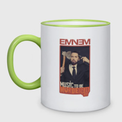 Кружка двухцветная Eminem. Mtbmb