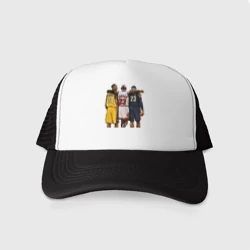 Кепка тракер с сеткой Bryant, Jordan, James