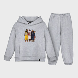 Детский костюм хлопок Oversize Bryant, Jordan, James