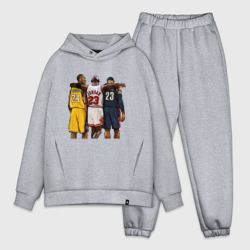 Мужской костюм oversize хлопок Bryant, Jordan, James