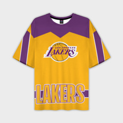 Мужская футболка oversize 3D Los Angeles Lakers