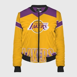 Женский бомбер 3D Los Angeles Lakers