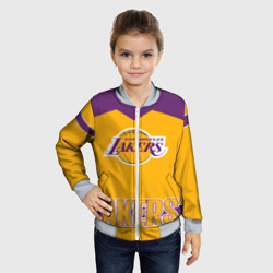 Детский бомбер 3D Los Angeles Lakers - фото 2