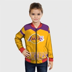 Детский бомбер 3D Los Angeles Lakers - фото 2