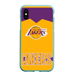 Чехол для iPhone XS Max матовый Los Angeles Lakers