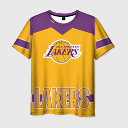 Мужская футболка 3D Los Angeles Lakers