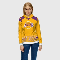 Женская толстовка 3D Los Angeles Lakers - фото 2