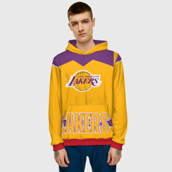 Мужская толстовка 3D Los Angeles Lakers - фото 2