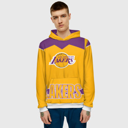 Мужская толстовка 3D Los Angeles Lakers - фото 2