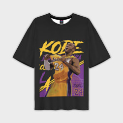 Мужская футболка oversize 3D Kobe Bryant