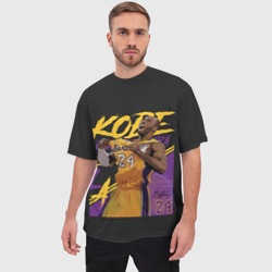 Мужская футболка oversize 3D Kobe Bryant - фото 2