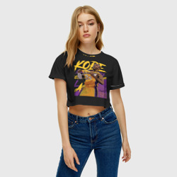 Женская футболка Crop-top 3D Kobe Bryant - фото 2