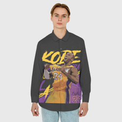 Мужская рубашка oversize 3D Kobe Bryant - фото 2